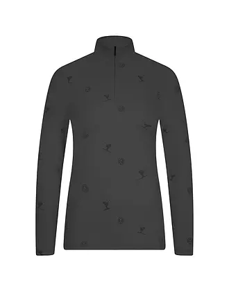 SPORTALM | Sous-pull de ski zippé pour femme | schwarz